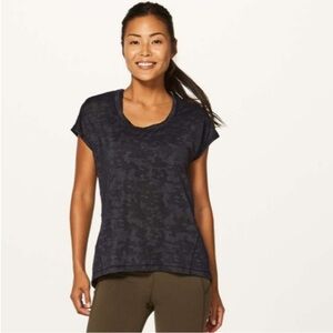 Lululemon Miles Ahead Short Sleeve (Camo)